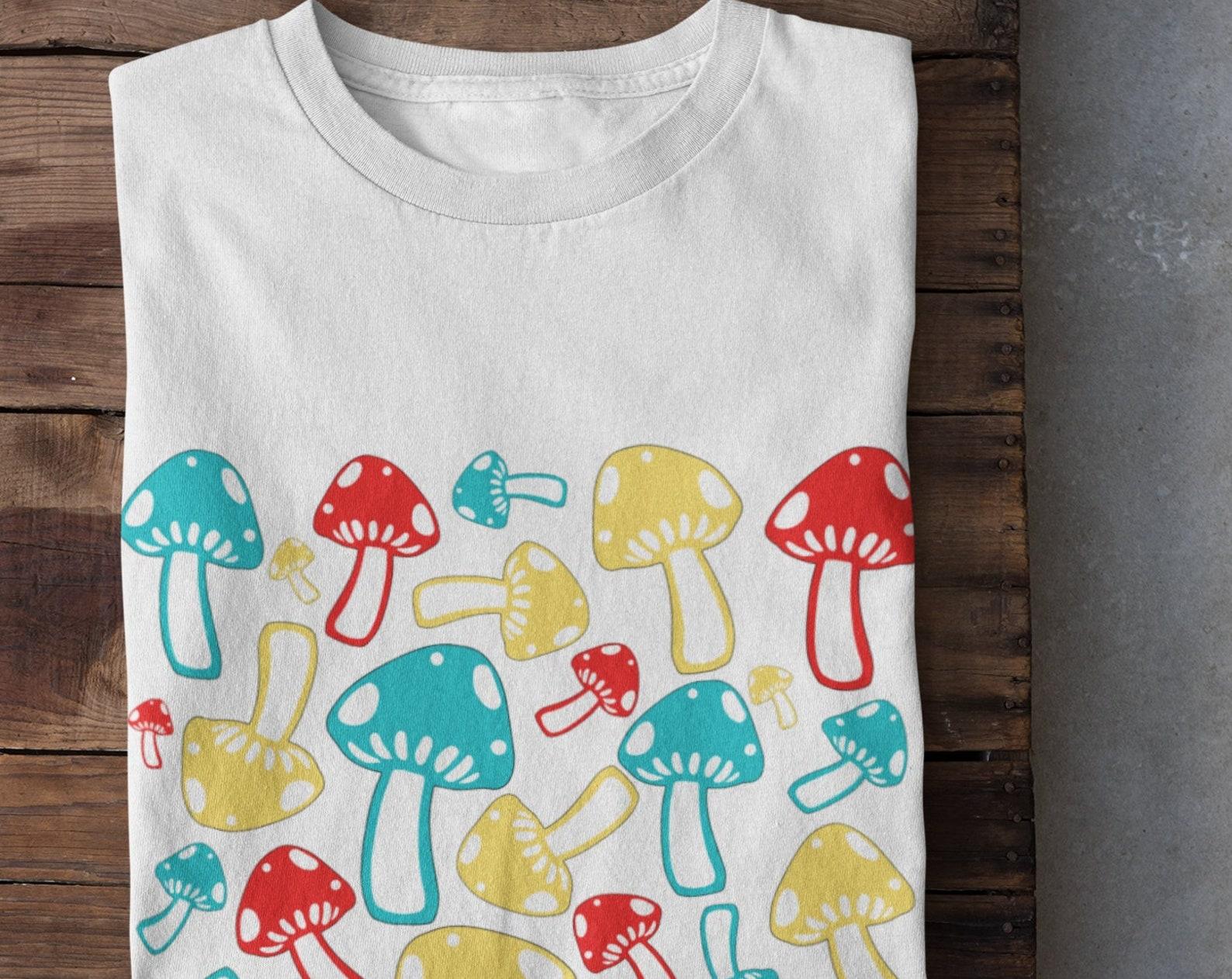 Clowncore Clothing, Mushroom Aesthetic Clothes,Kidcore Clothing, Clown Tshirt, Mushroomcore, Grunge Clothing,Weirdcore Shirt, Dreamcore L