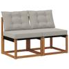 2 Piece Outdoor Center Sofa