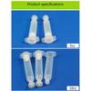 3Pcs Japan Type Plastic Industrial Syringe Glue Dispensing Barrels with Stopper Dispensing Needle Tips Glue Syringe