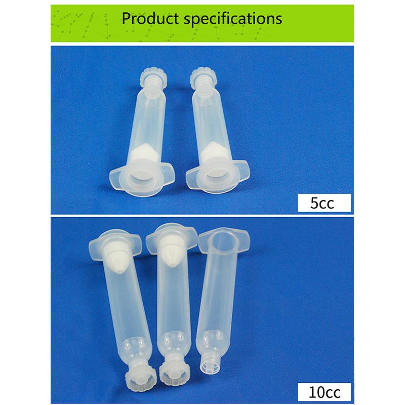 3Pcs Japan Type Plastic Industrial Syringe Glue Dispensing Barrels with Stopper Dispensing Needle Tips Glue Syringe