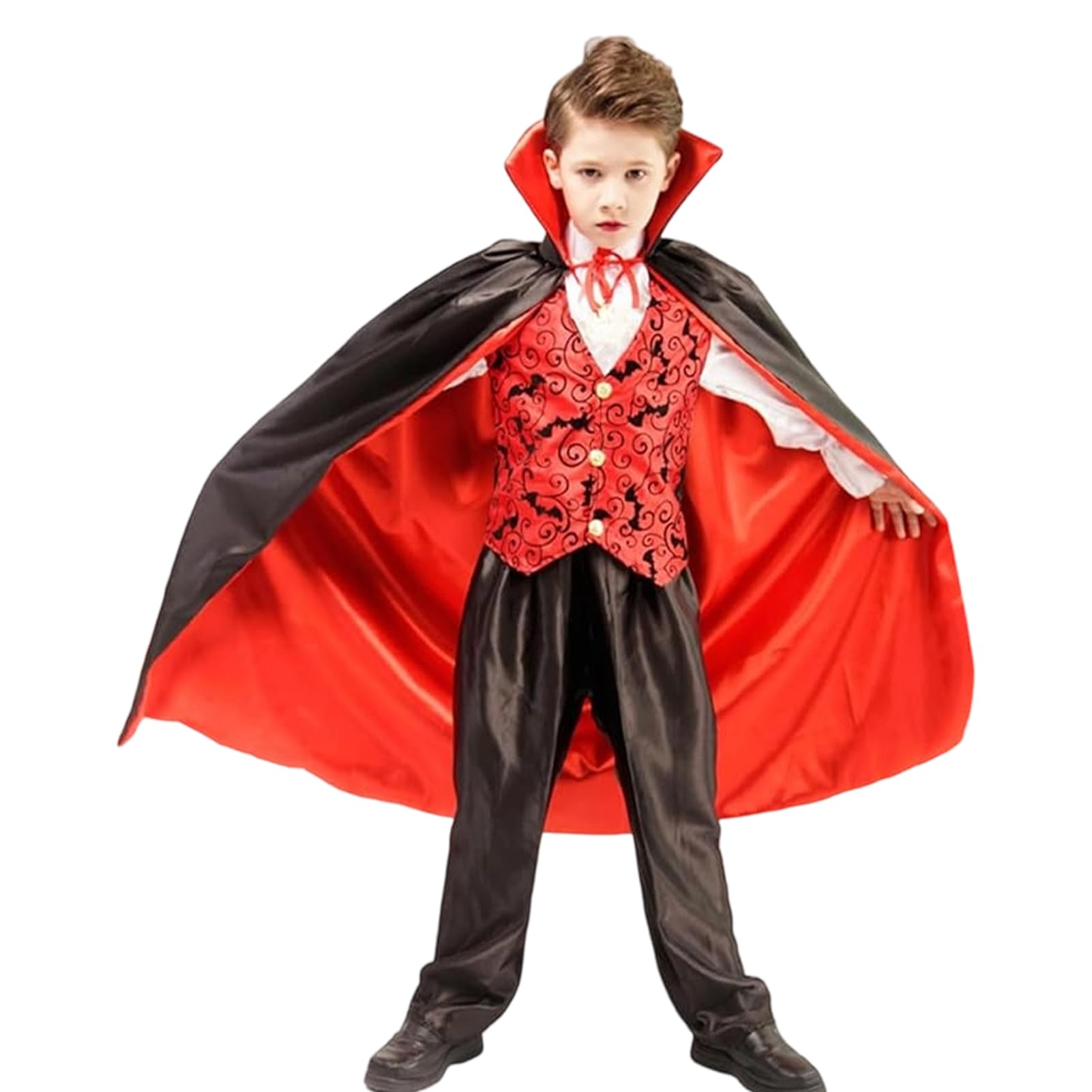 Formemory Vampire Cosplay Kids  Vampire Count Dracula Costume Halloween Costume for Kids, Events, Photography, Parties, School Festivals, Stage