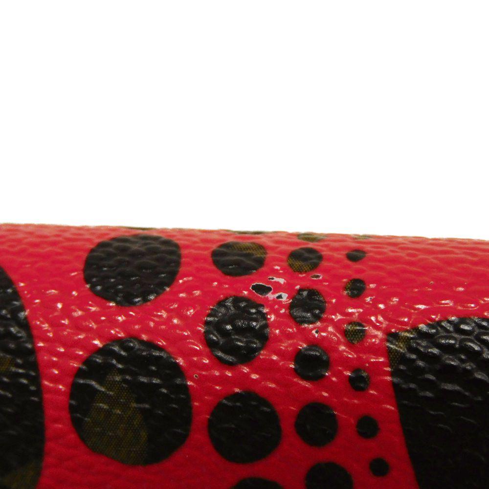 Used 12564 Zippy Wallet M60450 7940 Yayoi Kusama Brown Red Old Model Monogram Pumpkin Dot Rouge Unisex from Japan