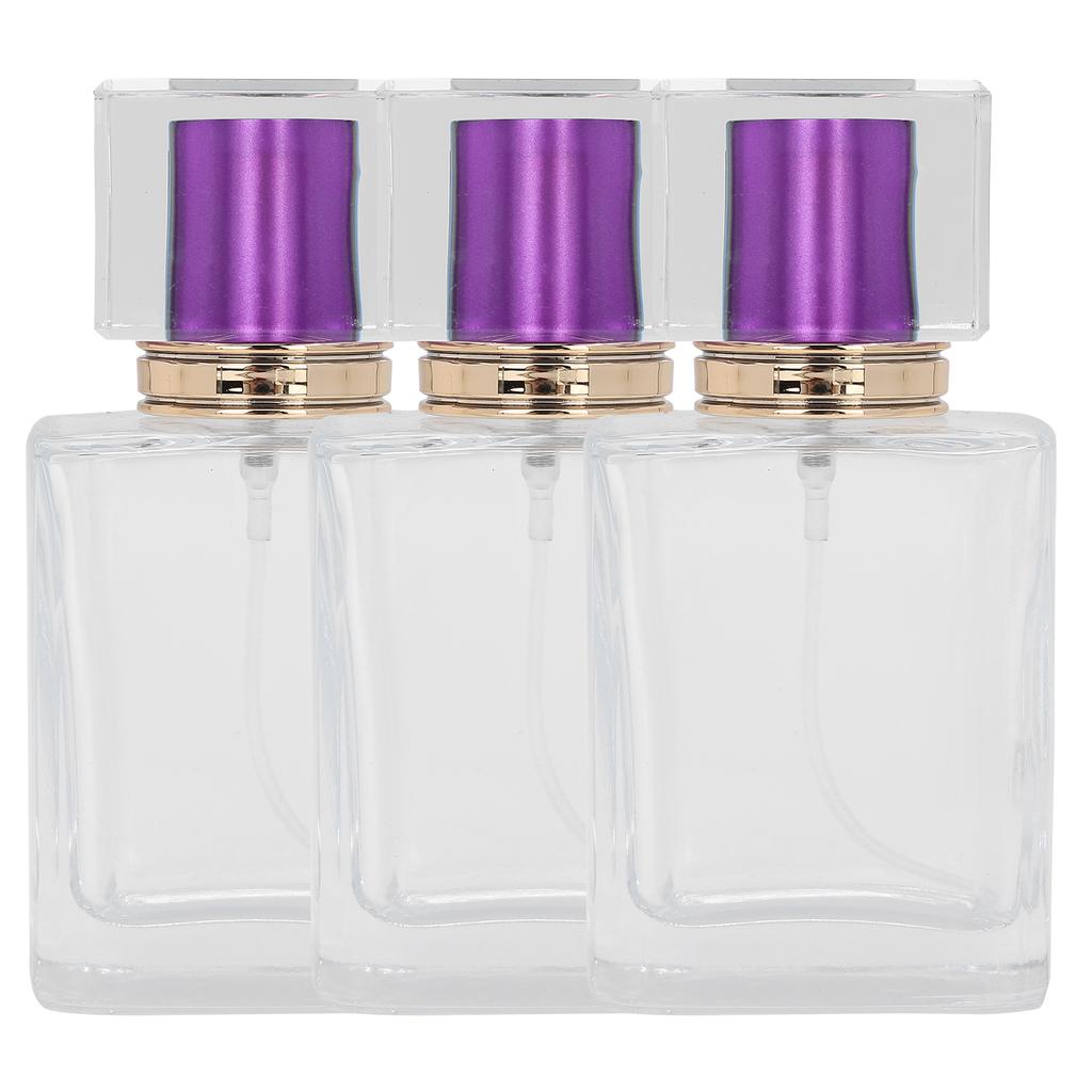 50ml Glass Perfume Bottle Refillable Perfume Atomizer Dispenser Liquid Makeup Container