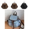 Denim Canvas Backpack For Travel And Adjustable Straps For Casual Use