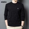 Edenbo Men's Geometric Crew Neck Sweater