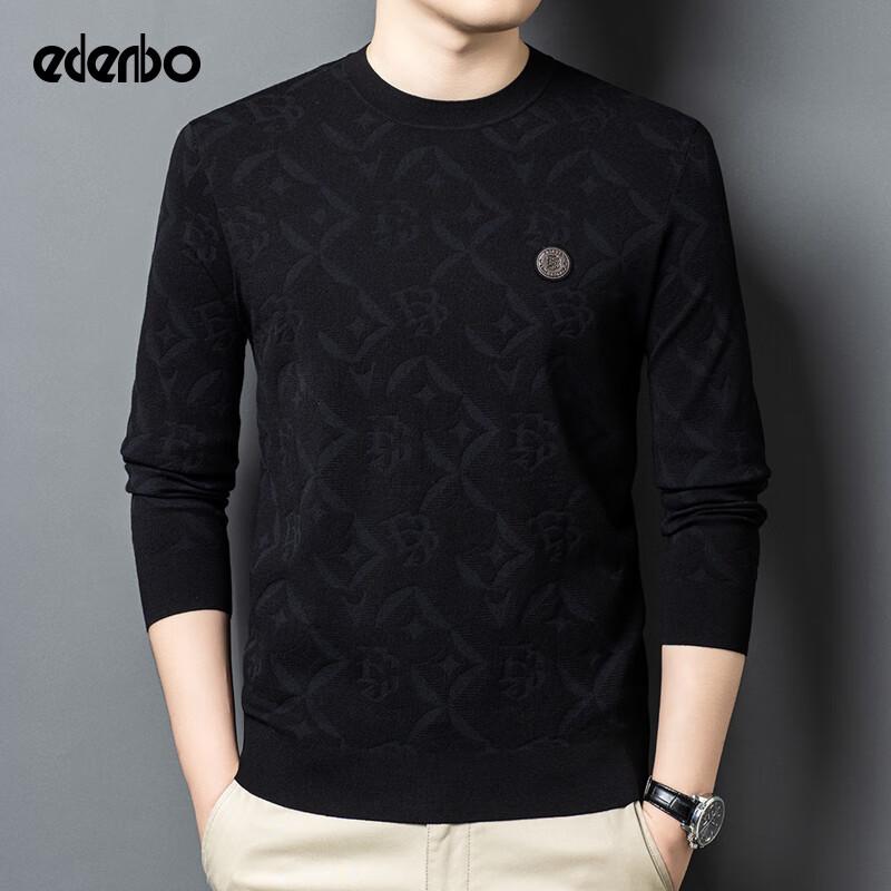 

Edenbo Men s Geometric Crew Neck Sweater L