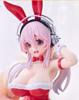 Super Sonico Figure Super Sonico BiCute Bunnies Figure Red ver Official Approx. 30cm