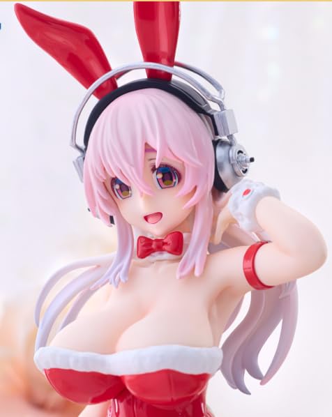 Super Sonico Figure Super Sonico BiCute Bunnies Figure Red ver Official Approx. 30cm
