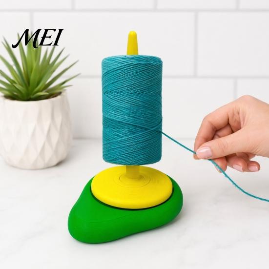 Multi-type Yarn Holder Avocado Holder, 3D Printed Spinner, Fits All Smooth Flow Tool Types, Rotating for Crocheting Knitting Winder Accessory