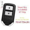 BaoJiangDd Car Key Fit for Honda FIT GP5  JAZZ HRV VEZEL CITY LIFE  Shuttle Smart Remote Key Fob T5C-J01 T5A-J01 T5A-U01 T5A-G01