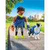 PLAYMOBIL 71740 Sporty Man with Border Collie, My Life, 7 Pieces, From 4 Years