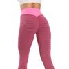 Women's High Waist Honeycomb Yoga Leggings | Butt Lifting Breathable Fitness Running Pants
