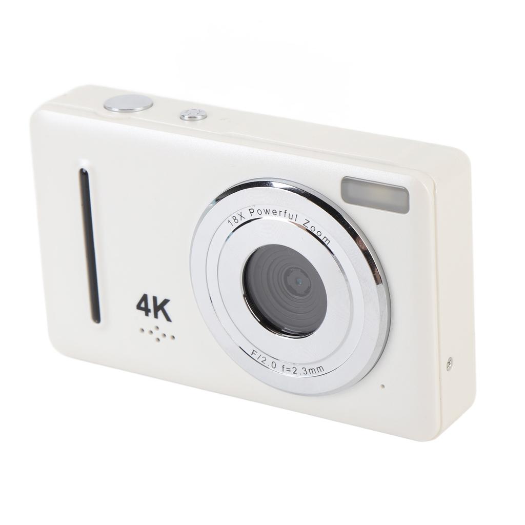 Digital Camera 4K 6 P 2.4inch Screen 18x Digital Zoom Portable Compact Travel Video Camera for Beginner