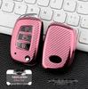 Hyundai Mistra Carbon Fiber Pattern TPU Car Key Cover