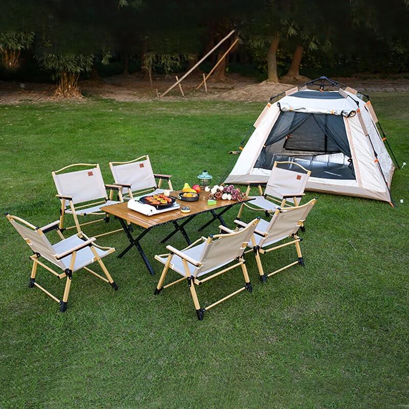 Hui Ling Yang 6-Person Comfort Camping Tent & Furniture Set
