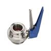 Válvula de Mariposa Sanitaria de Acero Inoxidable S111 de 1-1/1" 18mm con Pinza Tripe de 1.1" Gatillo de Apriete para Elaboración Casera Producto Lácteo