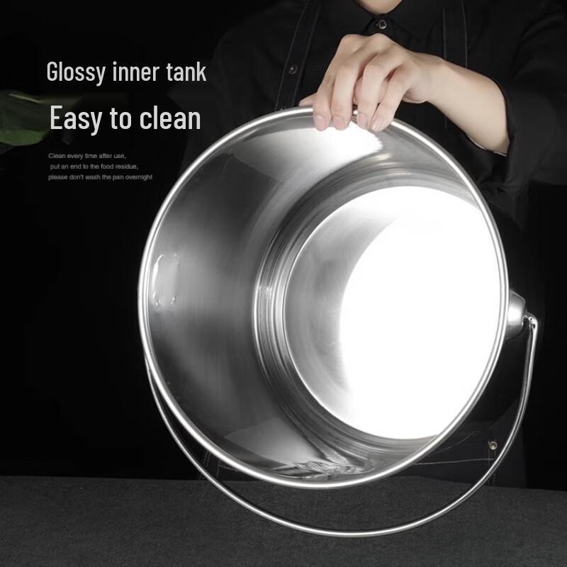 Sule 304 Stainless Steel Multi-Purpose Bucket with Lid