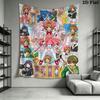 Cardcaptor Sakura Wall Hanging Printed Fabric Blanket Decorative Tapestries for Bedroom Living Room Home Decor