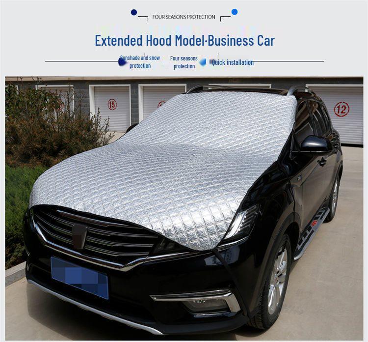 Thickened Windshield Cover: Winter Frost, Snow, Sunshade & Heat Insulation Protection