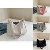 Chic Minimalist Shoulder Bag For Women And Men In Solid Colors Ideal For Daily Use