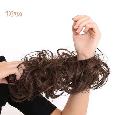 ΟΧΙ.PS Επέκταση Κότσου Μαλλιών Κυματιστή Σγουρή Ακατάστατη Περούκα Γάμος Νύφη Ελαστικό Αξεσουάρ Μαλλιών