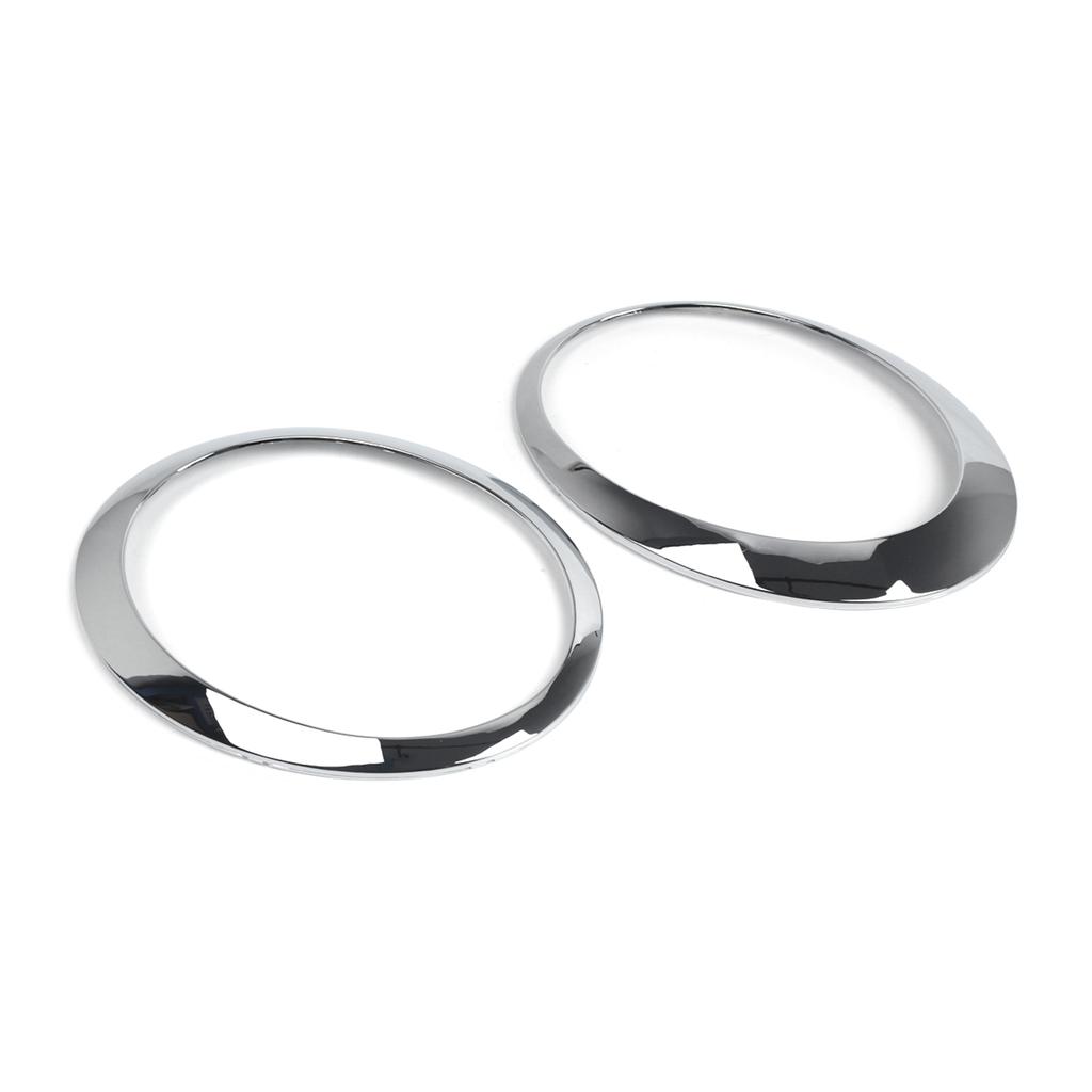 2PCS Headlight Trim Ring Headlamp Trim Ring Replacement for BMW Mini Cooper R50 R52 R53 20012006