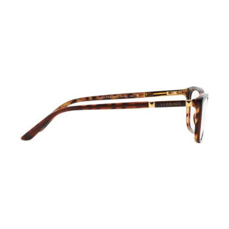 Versace Fashionable and Casual Plate Rectangular Optical Frame Women's Brown 3438352 VE31865077-Brown 54