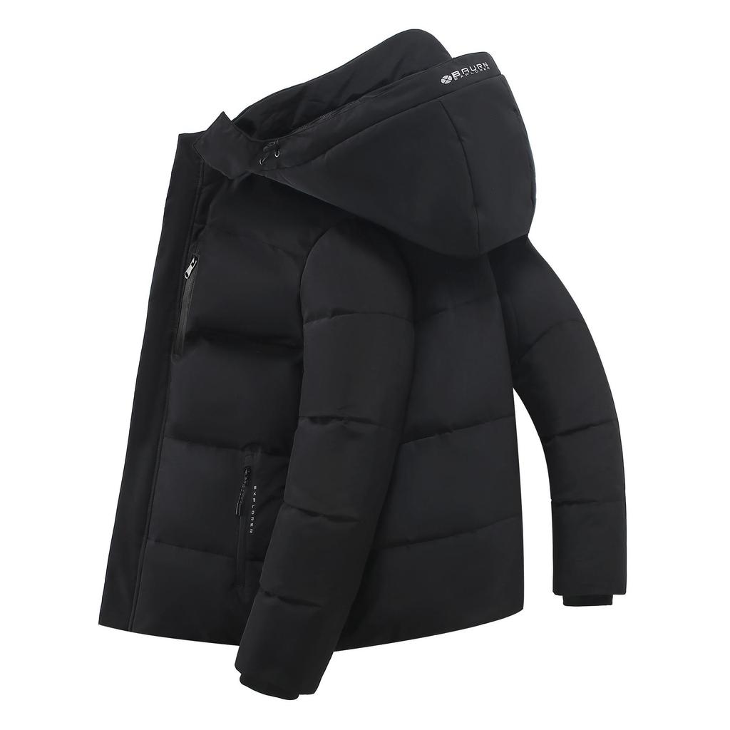 Men's European & American Style Hooded Winter Jacket