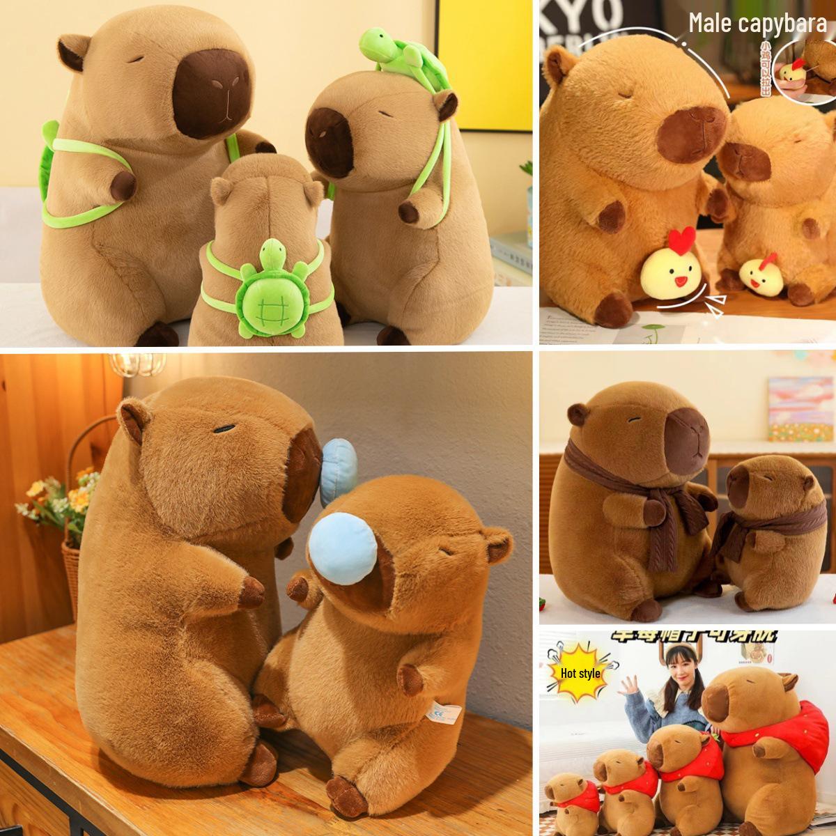 

Capybara Snot Plush Toy Pillow - Cute Internet Sensation Doll 12 cm