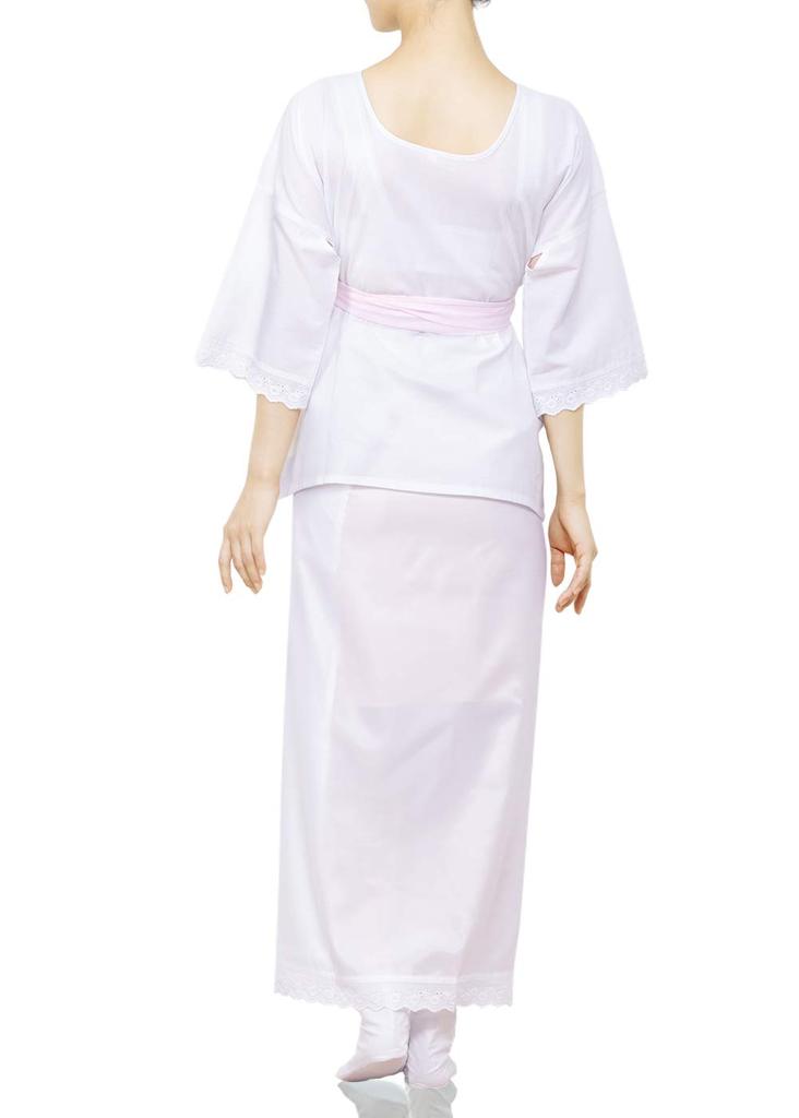 Kyoetsu Kimono Undergarment Set Hem and Fukusuke Tabi Size L Tabi Size Women's 3-Piece (Undergarment, Guard, Socks) (Undergarment, + Socks, 24.5cm)