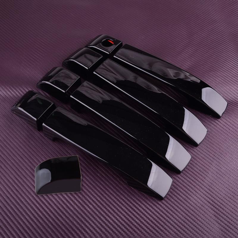 

1 Комплект Черные Накладки на Ручки Внешних Дверей Автомобиля Заглушка Аксессуары ABS подходят для Land Rover Range Rover L322 2002 2003 2004-2012