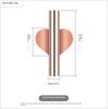 Wall Hanging Vase Nordic Style Golden Wall Flower Living Room Entrance Wall Blossom Vase Punch-Free DIY Flower Home Decorations