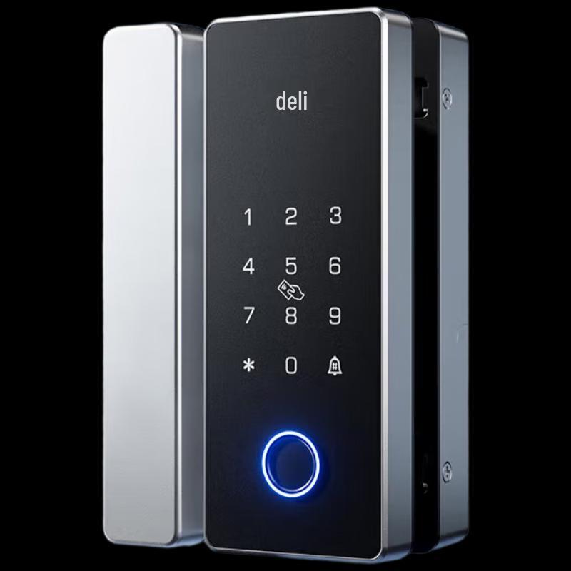 Deli AL107 Smart Fingerprint Lock for Glass Doors