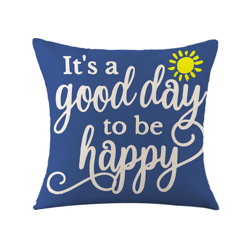 Spring Pillow, Daisy Pillowcase, New Printed Pillow, Office Sofa Pillowcase