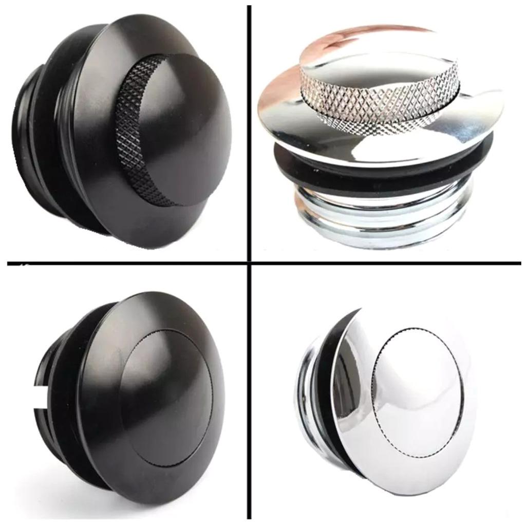 Durable Motorcycle Gas for Pop Up Screw Mount Fuel for Tank Cap for Sportster 1200 883 Lightweight Gas Cover Keyless