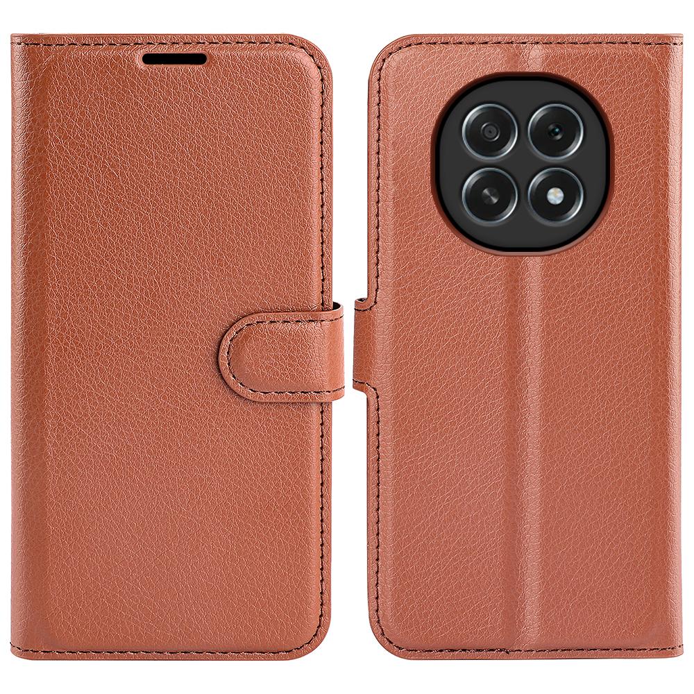 For Oppo F29 5G Case Litchi Texture Shockproof Leather Wallet Phone Cover