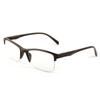 Fashion half frame high definition anti-blue reading glasses men in the elderly classic simple wear comfortable reading glasses