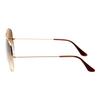 Ray Ban Aviator Gradient Light Brown Pilot Unisex Sunglasses Rb3025 001 51 62