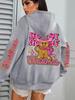 Women's Merry Christmas Pattern Pocket Pullover Hoodie - Casual Wear for Autumn/Winter