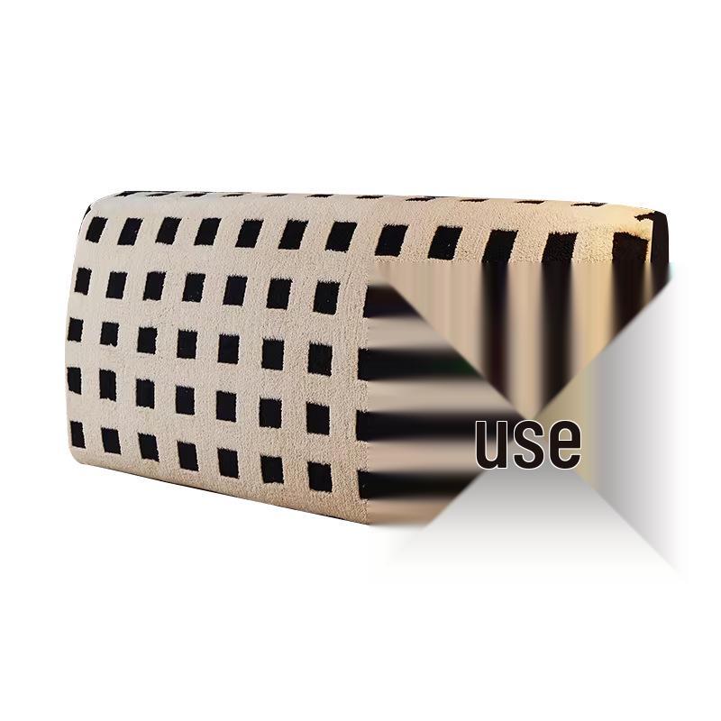 Plaid Thickened Bedside Headboard Cover