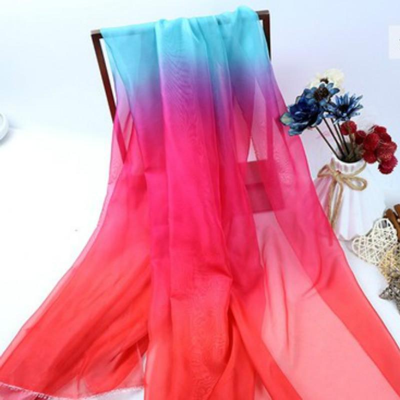 Tessuto chiffon sfumato ombre 1M, tessuto in organza tulle sottile 30D per costume cosplay fai da te, abito Hanfu in stile antico