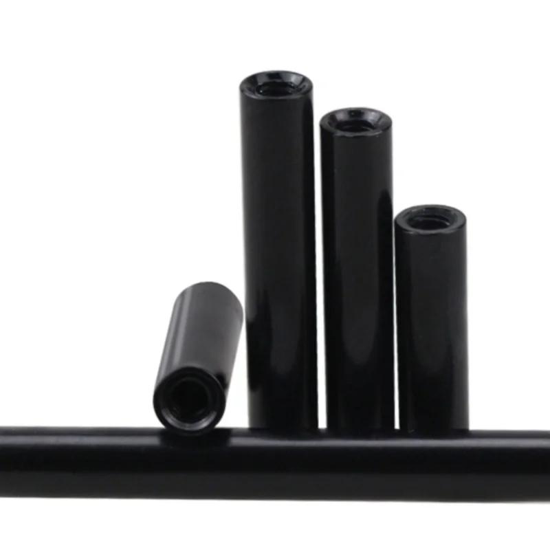 

10PCS Colourful Aluminum Anodized Round Standoff Spacer Column Rods M2 Aluminum Standoffs Extend Long Nut M2(D3.5)&6mm чёрный