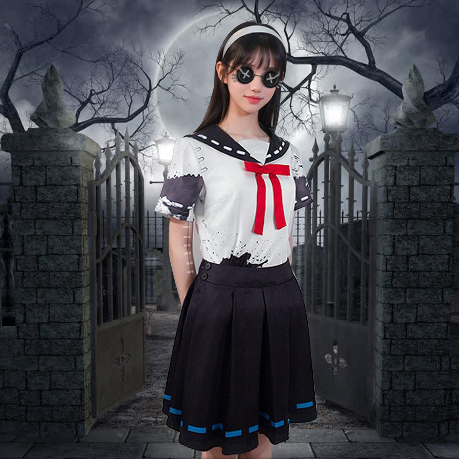 

Game Character Cosplay Costume Set, Dress Up Party Costumes, Exhibition Performance Costumes XL белый