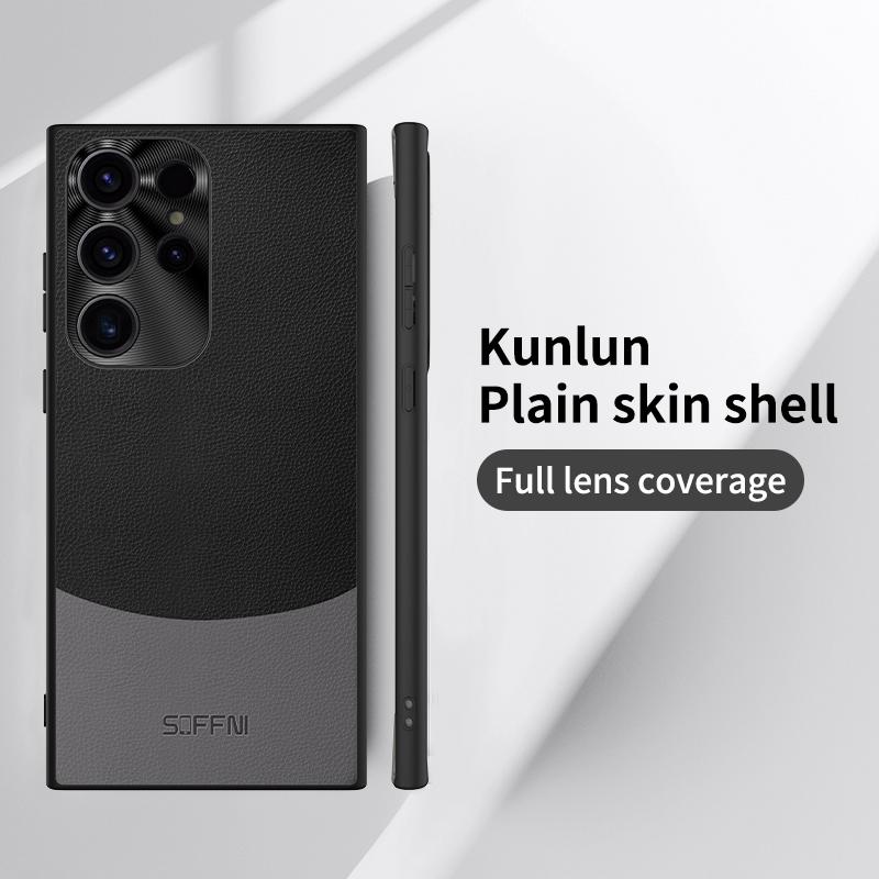 

Чехол для Samsung Galaxy S23 S22 Ultra, приятный для кожи, простая кожаная матовая ультратонкая противоударная защитная твердая обложка, аксессуары For Galaxy S22