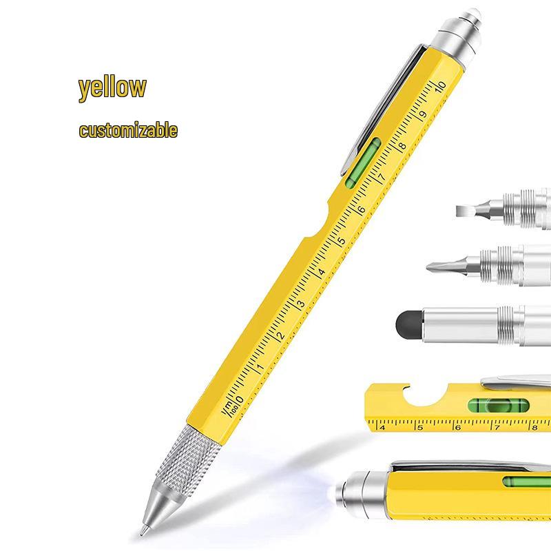 9-in-1 Multifunctional LED Light Pen: Bottle Opener, Stand, Stylus, Metal Ballpoint - Perfect Christmas Gift