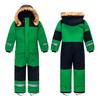 Dětská lyžařská kombinéza Chlapci/dívky Outdoor Thicken Teplá lyžařská bunda Větruodolná Nepromokavá Snowsuit
