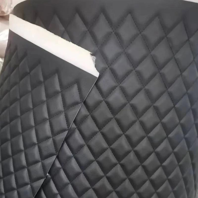 Künstliches PU 100x155cm Dickes Ledergewebe für Polstermöbel Auto Boden Hintergrundwand Schiebetür Dekor Kunstleder