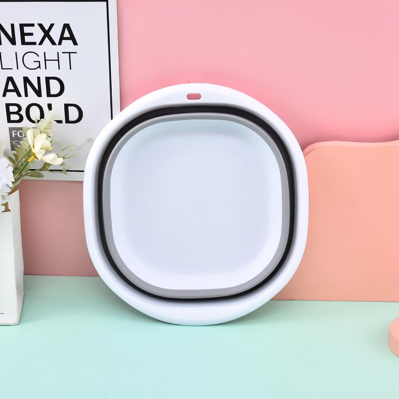 Plastic Folding Basins Portable Wash Basins Folding Laundry Tub Adult Baby Bath Basin Bathroom Kitchen Accessories Wash Basin