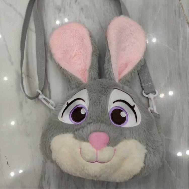 Zootopia Judy Nick Plush Shoulder Bag - Stylish and Trendy, Versatile Crossbody Bag 0168