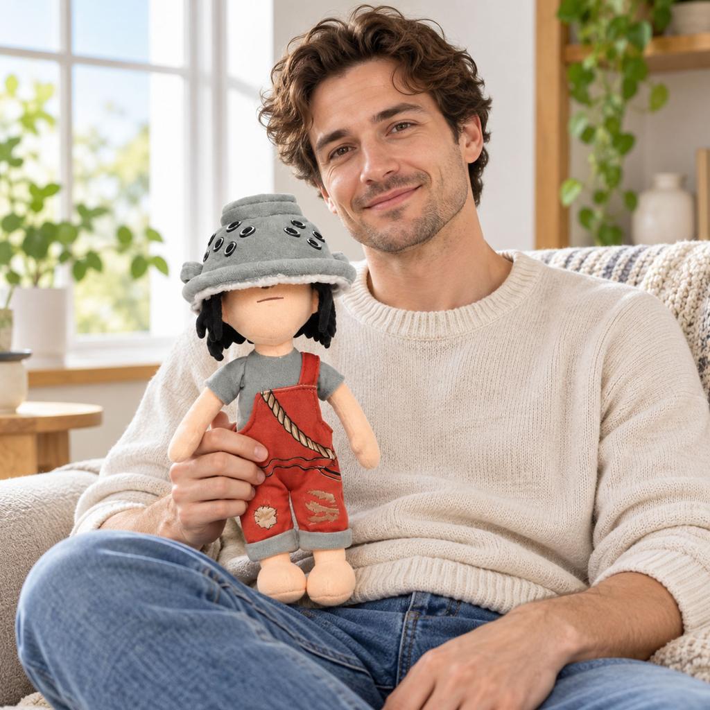 Plush Toy Decoration, Creative Cute Plush Doll for Home and Living Decor